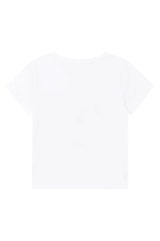 Michael Kors t-shirt bawełniany dziecięcy R15117.156 biały