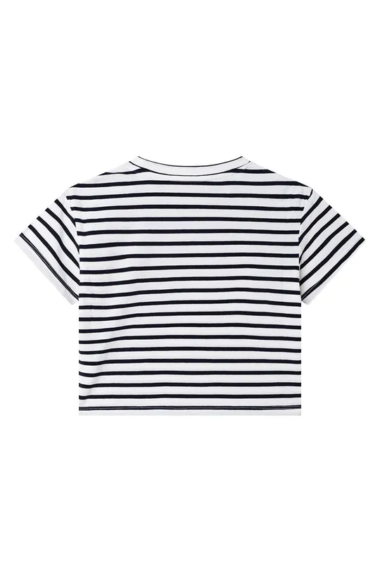 Dječja pamučna majica kratkih rukava Michael Kors mornarsko plava