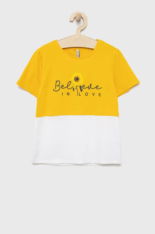 κίτρινο Παιδικό μπλουζάκι Birba&Trybeyond Για κορίτσια