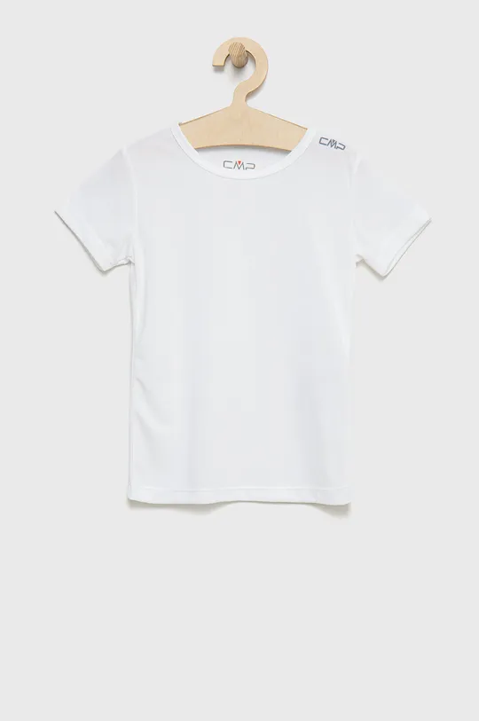 biały CMP t-shirt dziecięcy Dziewczęcy
