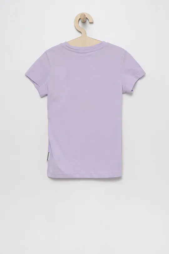 Tom Tailor t-shirt bawełniany dziecięcy fioletowy