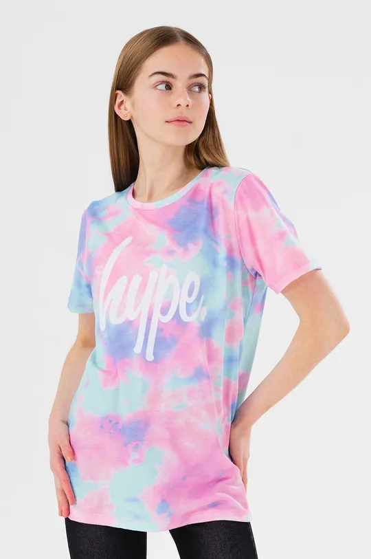 πολύχρωμο Παιδικό βαμβακερό μπλουζάκι Hype Για κορίτσια