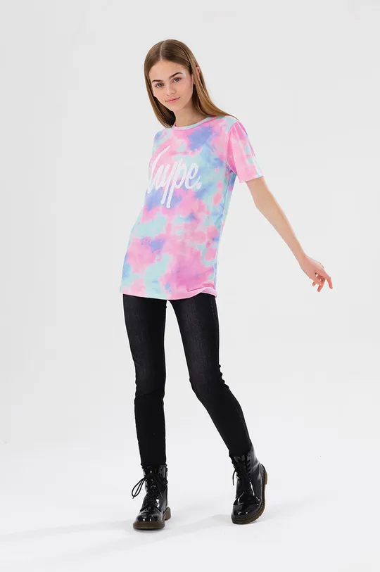 Παιδικό βαμβακερό μπλουζάκι Hype πολύχρωμο