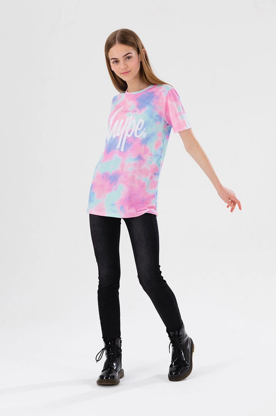 Hype t-shirt bawełniany dziecięcy multicolor