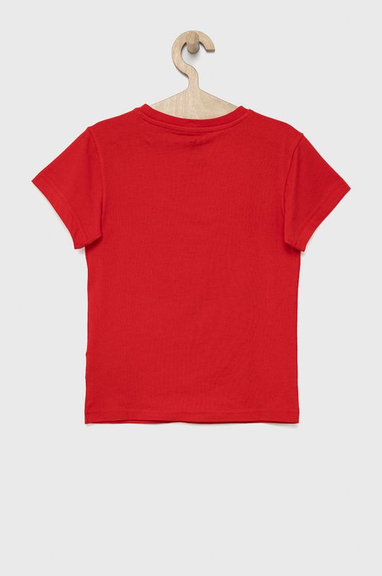 adidas Originals t-shirt bawełniany dziecięcy HC9586 czerwony