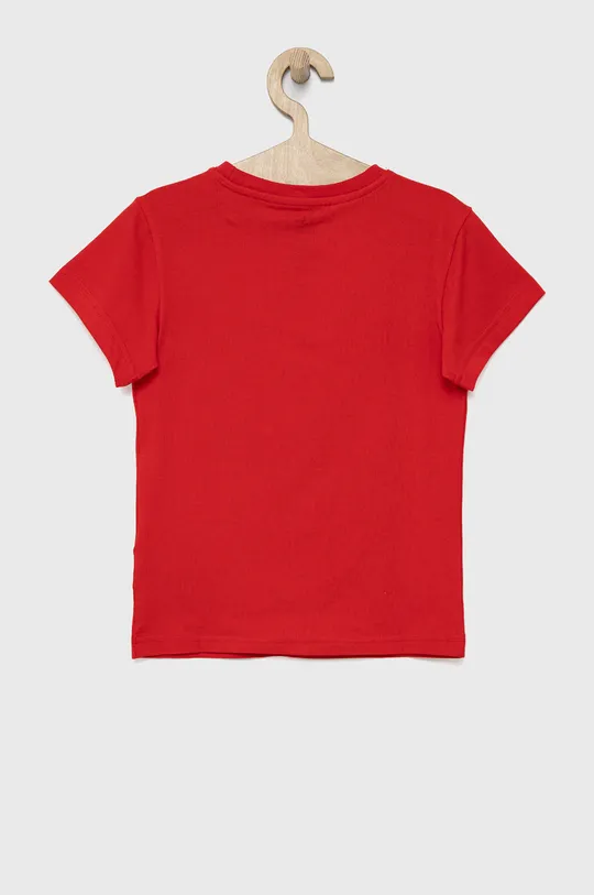 Παιδικό βαμβακερό μπλουζάκι adidas Originals κόκκινο