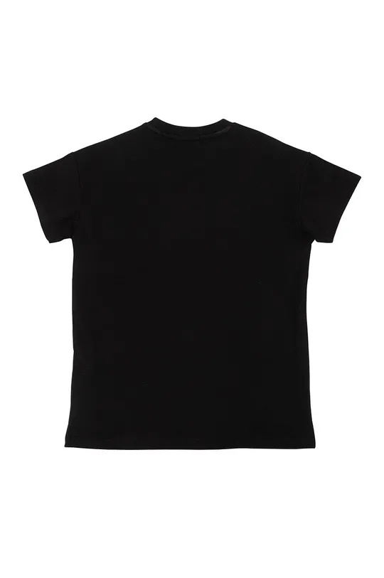 Παιδικό βαμβακερό μπλουζάκι Kenzo Kids μαύρο