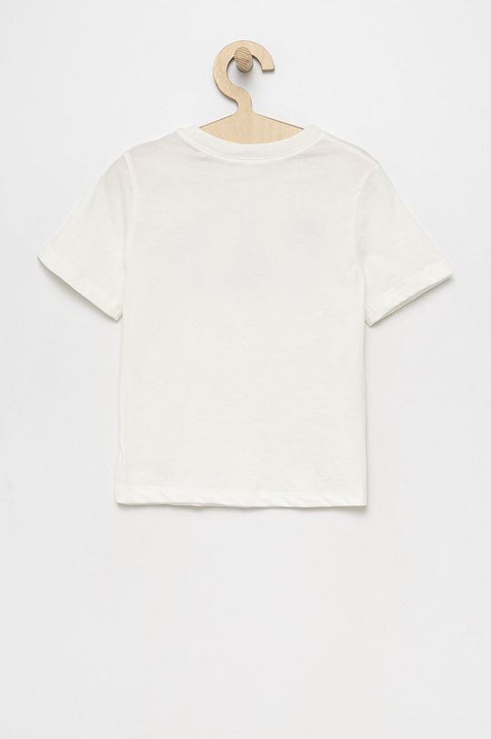 Dětské bavlněné tričko GAP bílá