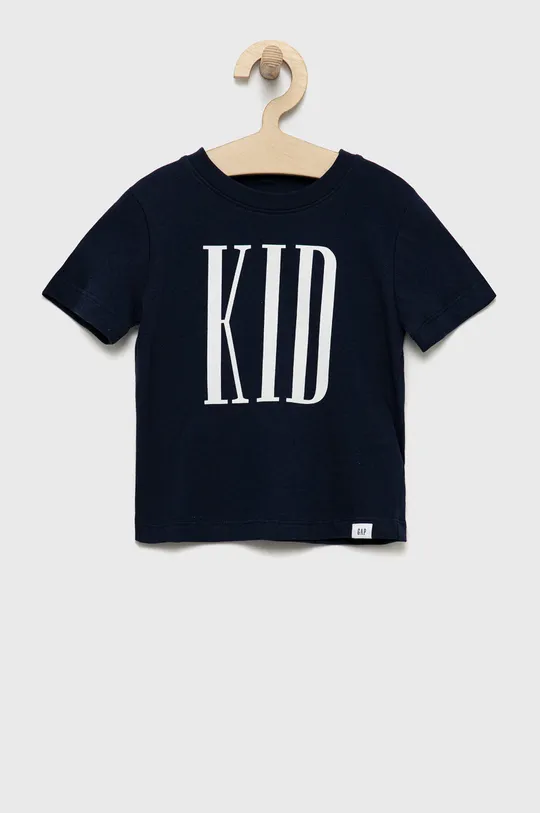 тёмно-синий GAP детская хлопковая футболка Детский