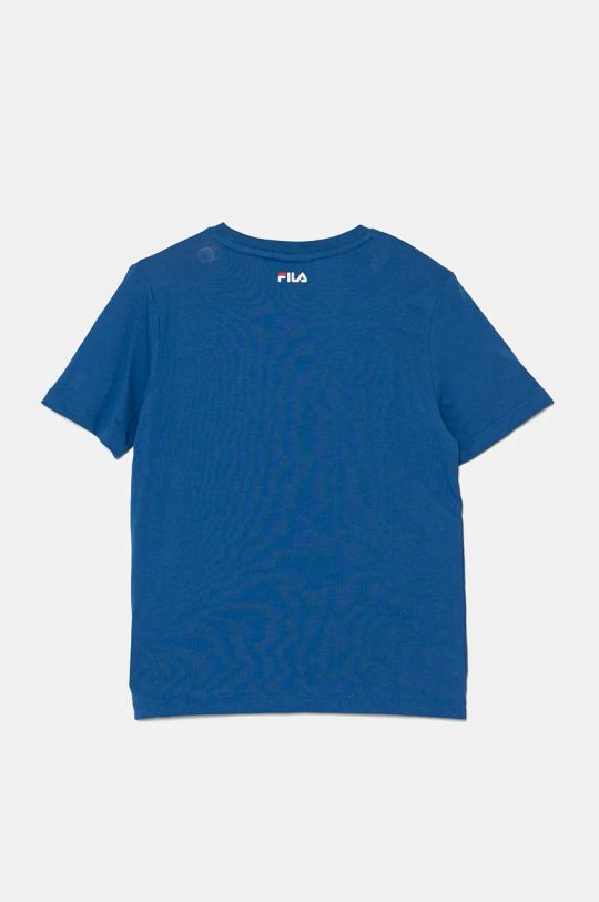 Дитяча бавовняна футболка Fila FAT0109 фіолетовий AW24