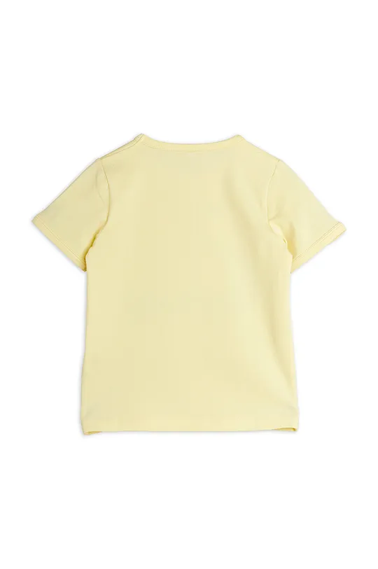 Παιδικό μπλουζάκι Mini Rodini κίτρινο