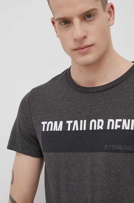sivá Tričko Tom Tailor