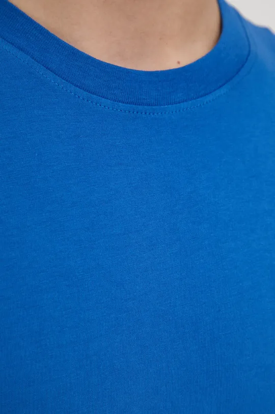 μπλε Βαμβακερό μπλουζάκι Jack & Jones