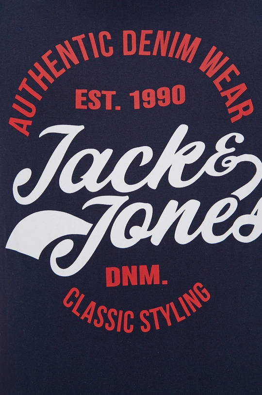 σκούρο μπλε Βαμβακερό μπλουζάκι Jack & Jones