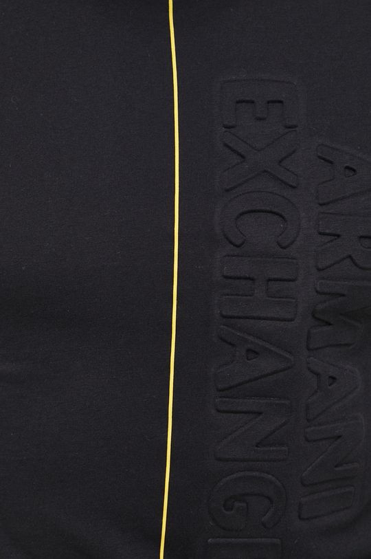 Bavlněné tričko s dlouhým rukávem Armani Exchange Pánský