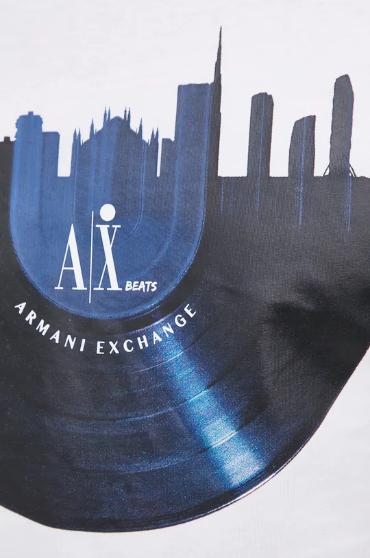 Βαμβακερό μπλουζάκι Armani Exchange