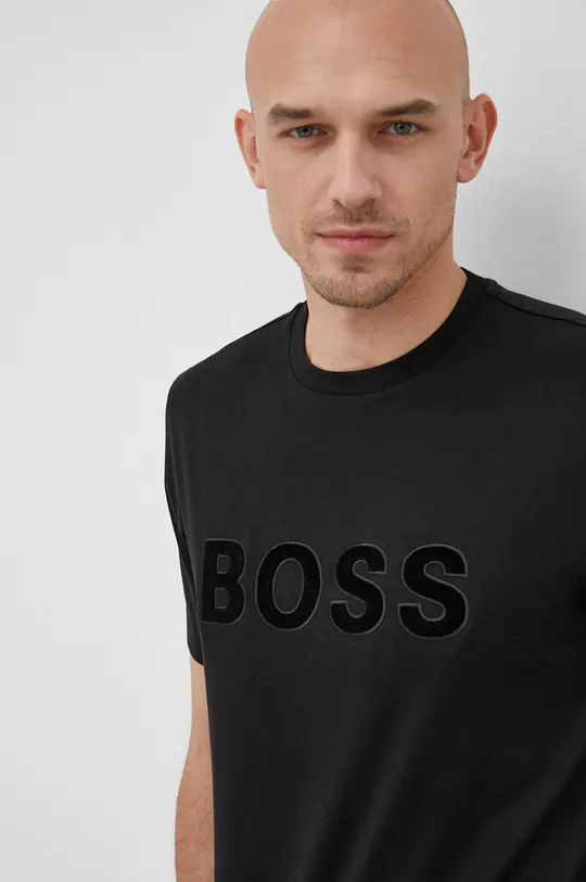 crna Pamučna majica Boss