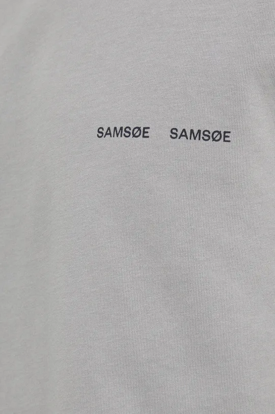 Βαμβακερό μπλουζάκι Samsoe Samsoe Ανδρικά
