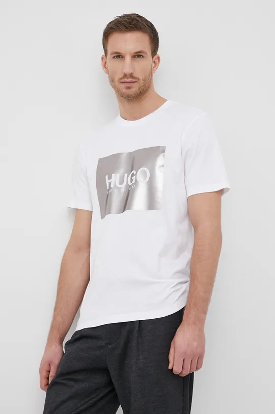 biały Hugo T-shirt 50463233