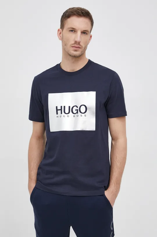 σκούρο μπλε Μπλουζάκι Hugo Ανδρικά