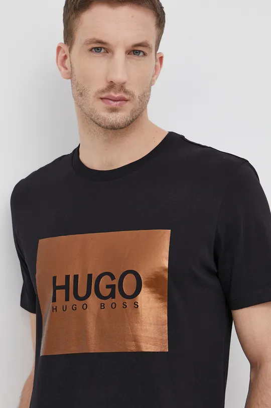 μαύρο Μπλουζάκι Hugo