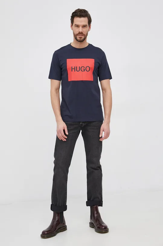Tričko Hugo tmavomodrá