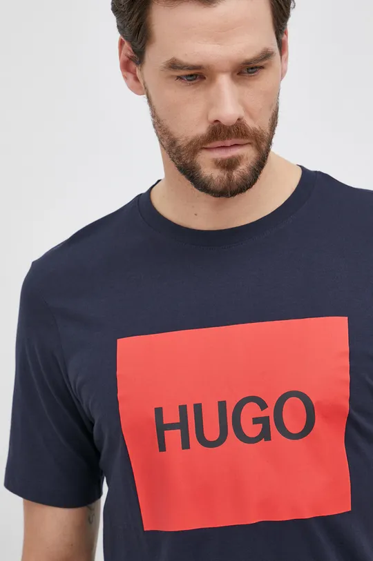 tmavomodrá Tričko Hugo