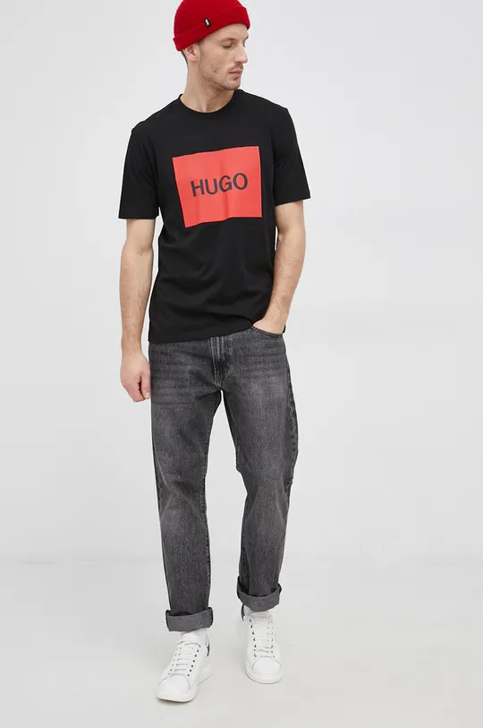 Hugo T-shirt 50463322 czarny