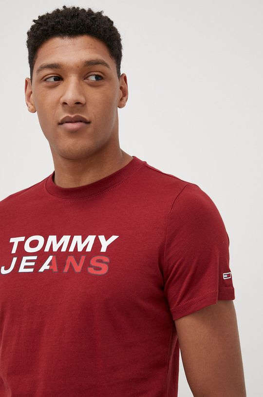 boja kestena Pamučna majica Tommy Jeans