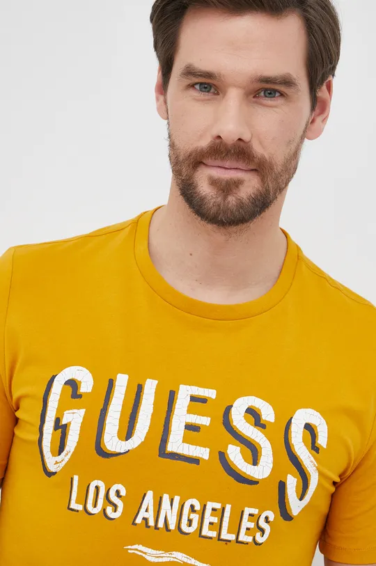 żółty Guess T-shirt