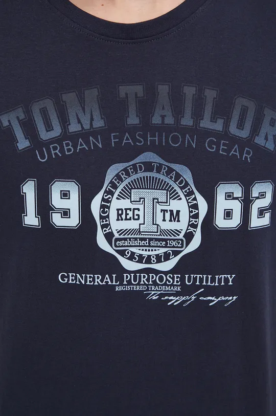 Tom Tailor - Βαμβακερό μπλουζάκι Ανδρικά