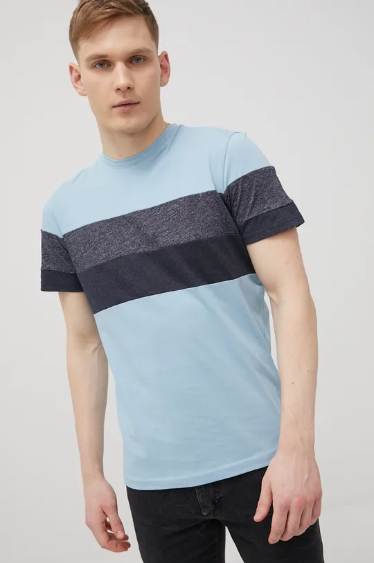 блакитний Бавовняна футболка Tom Tailor Чоловічий