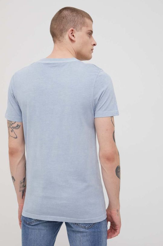 Tom Tailor t-shirt bawełniany jasny niebieski