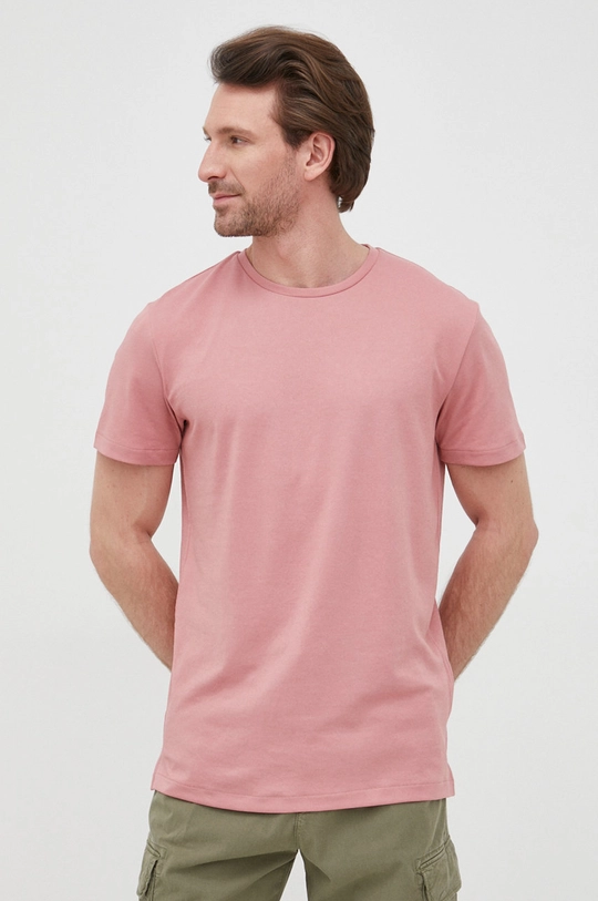 różowy Selected Homme t-shirt