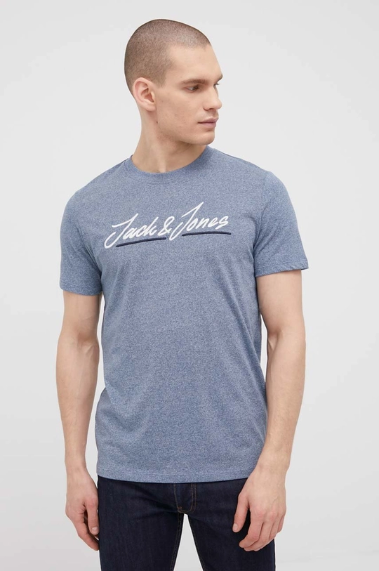 niebieski Jack & Jones t-shirt Męski