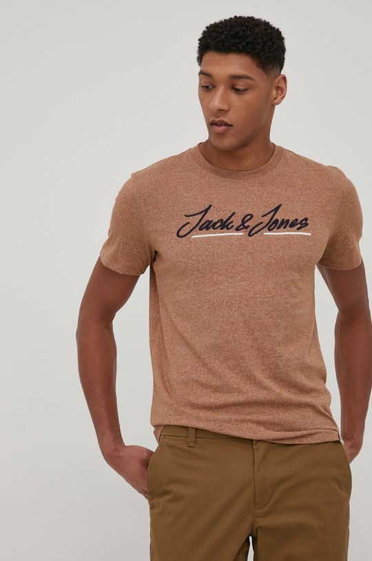 złoty brąz Jack & Jones t-shirt