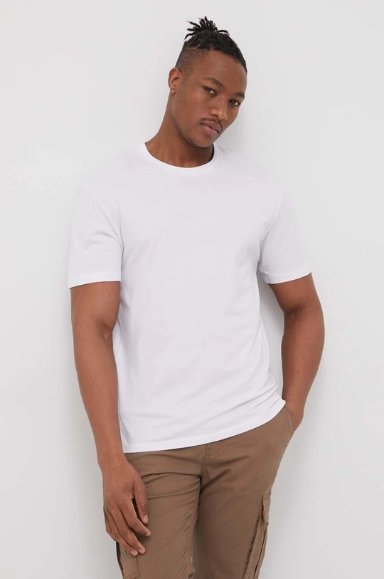 Jack & Jones t-shirt bawełniany biały