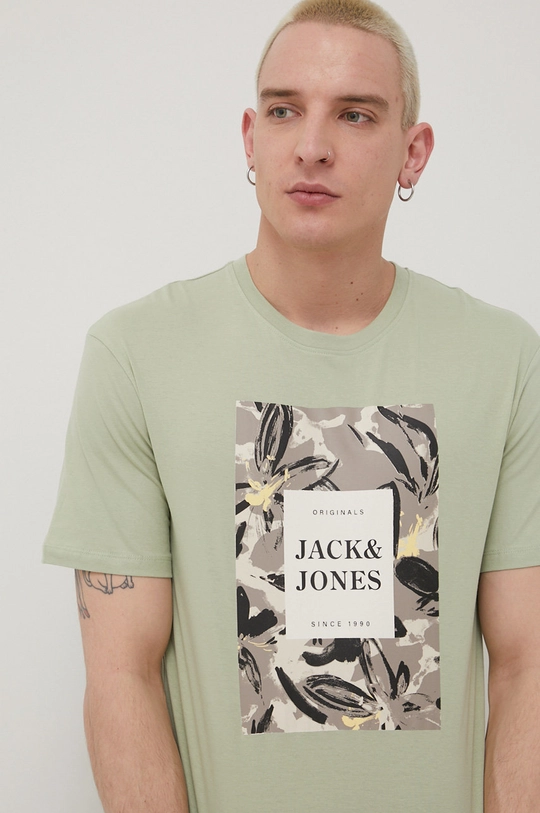 Tričko Jack & Jones zelená