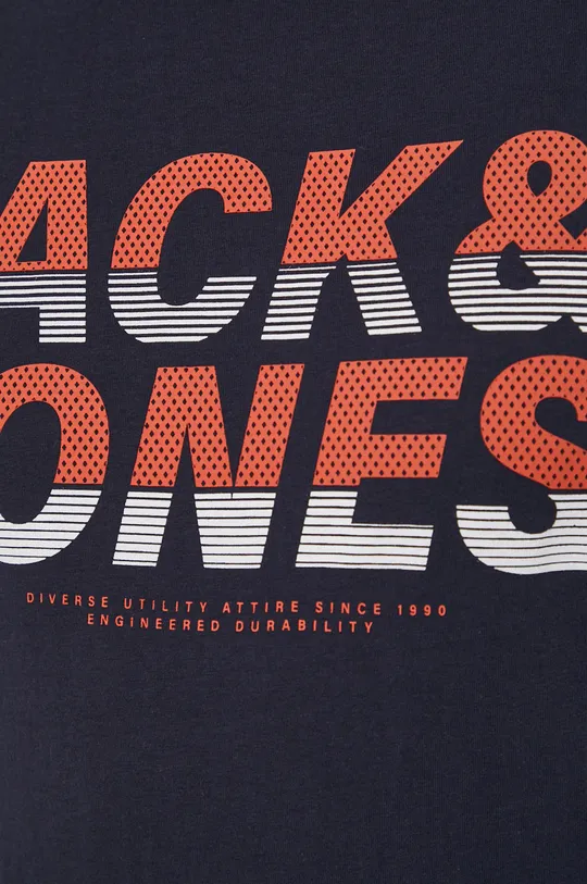 Βαμβακερό μπλουζάκι Jack & Jones Ανδρικά