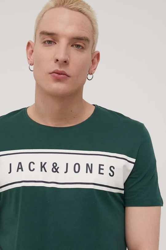 zelena Pamučna majica Jack & Jones