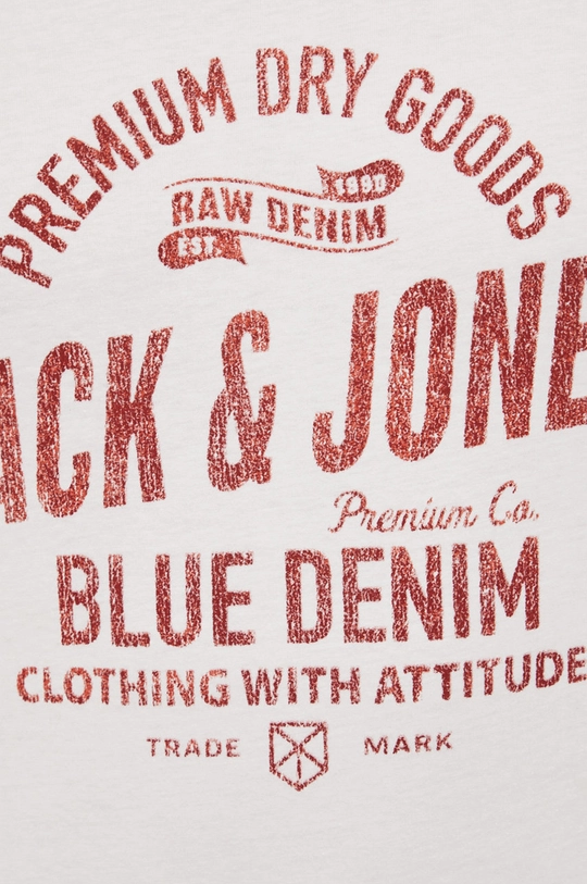 beżowy Premium by Jack&Jones t-shirt bawełniany