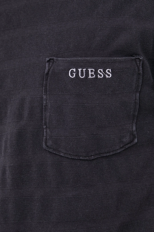 Βαμβακερό μπλουζάκι Guess Ανδρικά