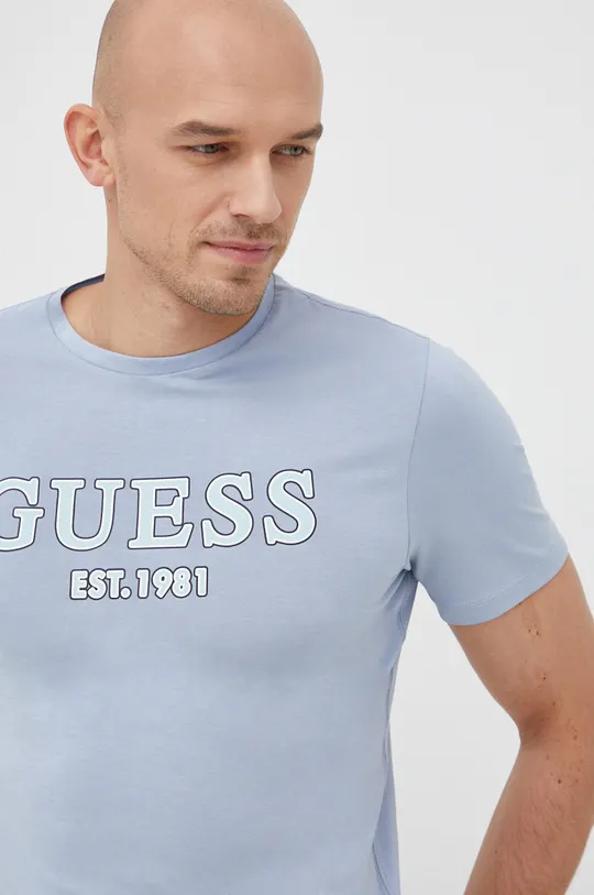 niebieski Guess t-shirt