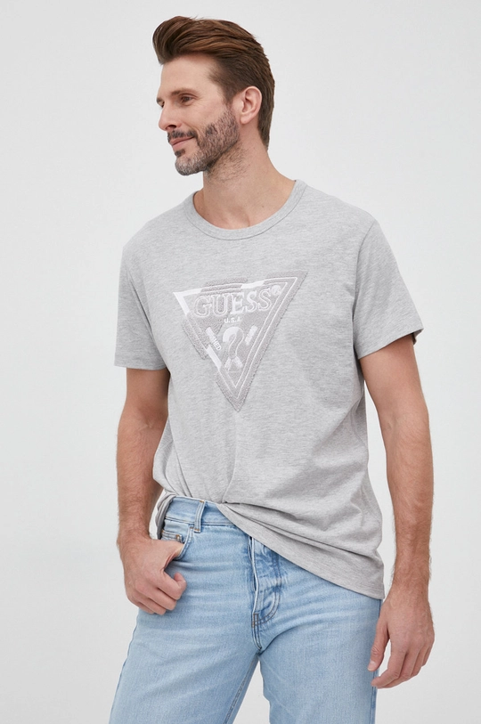 Guess t-shirt bawełniany 100 % Bawełna organiczna