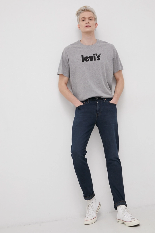 Levi's T-shirt bawełniany szary