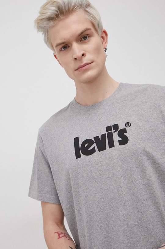 siva Pamučna majica Levi's