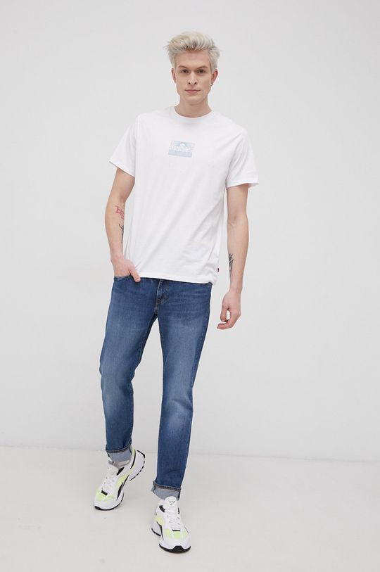 Levi's T-shirt bawełniany biały