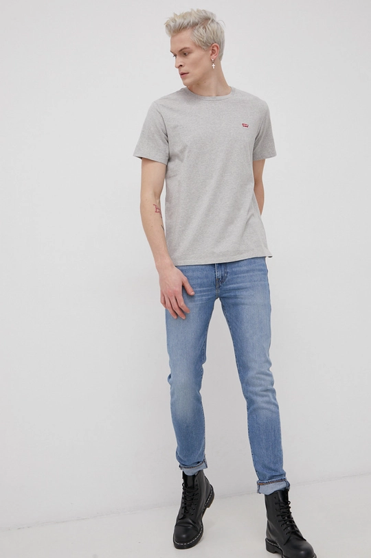 Levi's T-shirt bawełniany szary