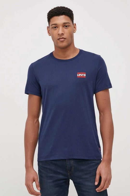 Bombažen t-shirt Levi's pisana