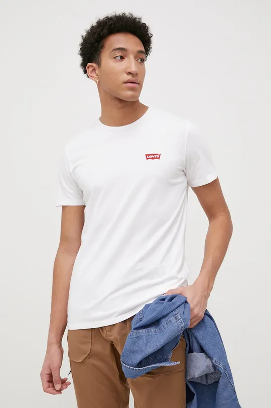 Levi's - Βαμβακερό μπλουζάκι (2-pack) πολύχρωμο